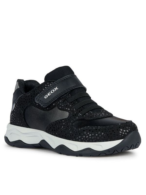 Geox Geox Сникърси J Calco Girl J16CMA 0DHBC C9244 D Черен