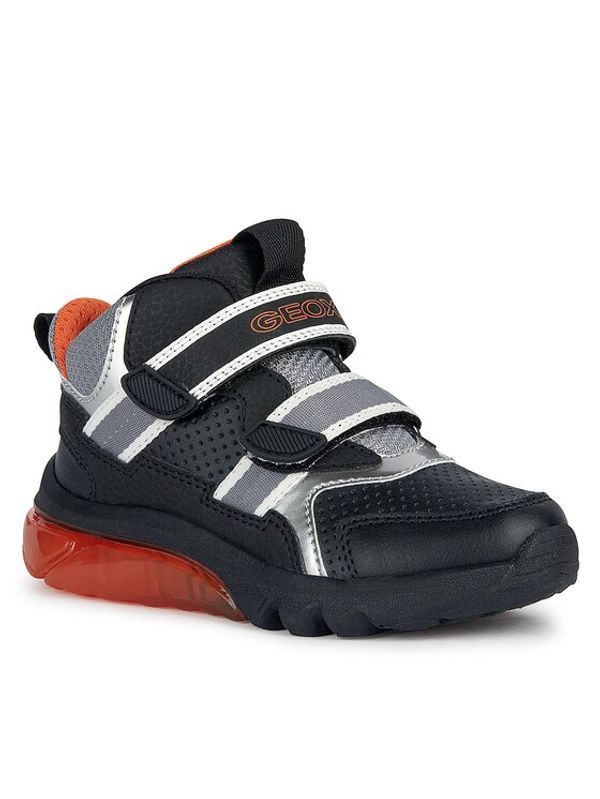 Geox Geox Сникърси J Ciberdron Boy J36LBA 0BUCE C0038 M Черен