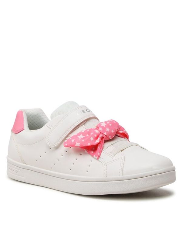 Geox Geox Сникърси J Djrock Girl J354MC000BCC1Z7Q D Бял