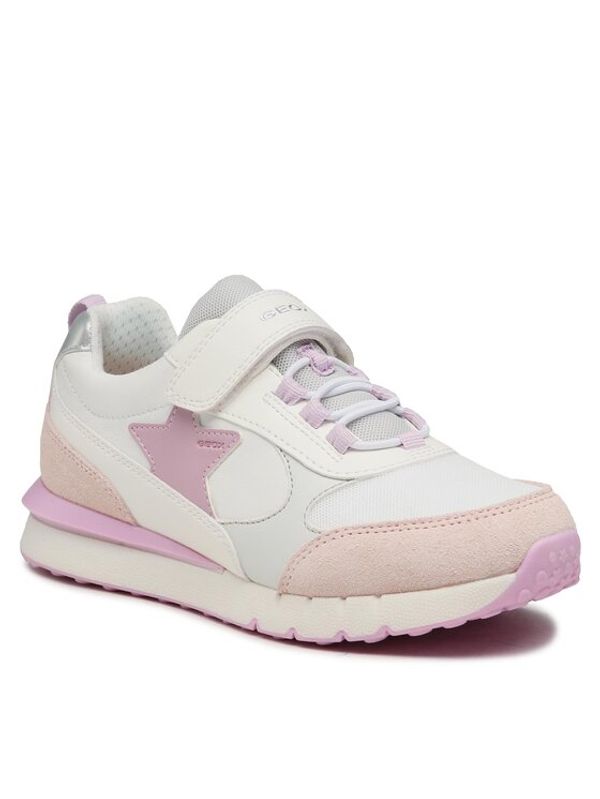 Geox Geox Сникърси J Fastics G. A J35GZA 08514 C0674 D Бял