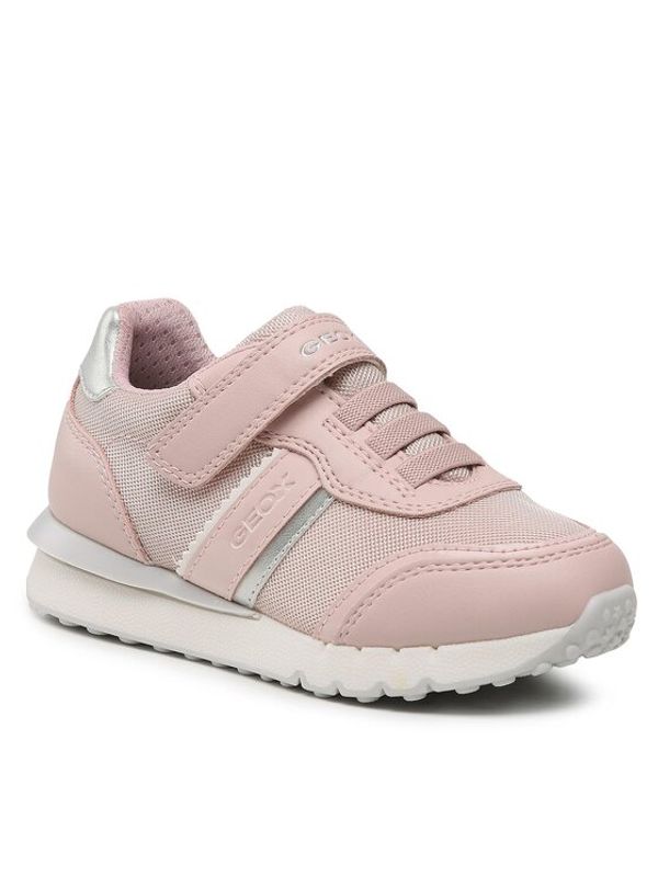 Geox Geox Сникърси J Fastics G. B 26GZB 0BC14 C8172 S Розов