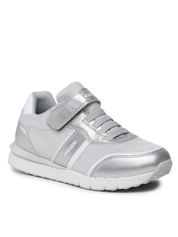 Geox Geox Сникърси J Fastics G. B J26GZB 0NF14 C1303 D Сребрист