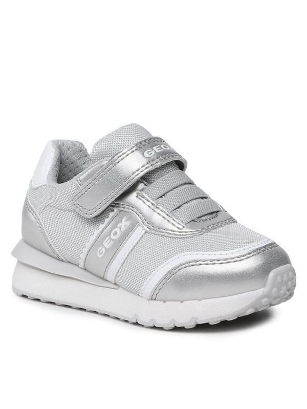 Geox Geox Сникърси J Fastics G. B J26GZB 0NF14 C1303 M Сребрист