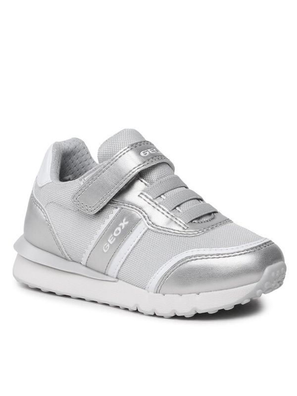 Geox Geox Сникърси J Fastics G. B J26GZB 0NF14 C1303 S Сребрист