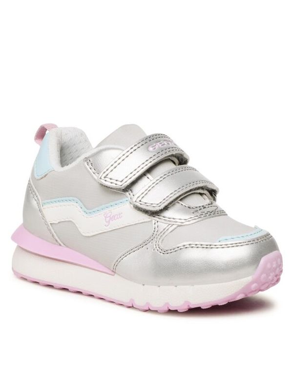 Geox Geox Сникърси J Fastics Girl J26GZA054FUC1100 M Бял