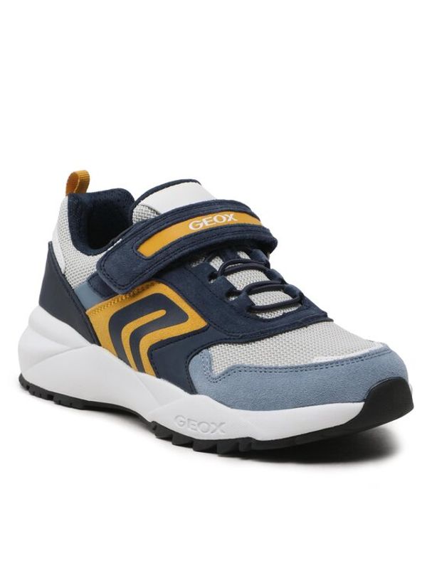 Geox Geox Сникърси J Heevok Boy J16EQA02214C0657 D Цветен