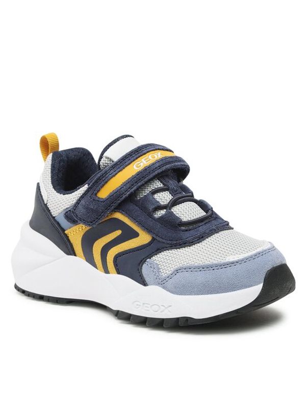 Geox Geox Сникърси J Heevok Boy J16EQA02214C0657 S Цветен