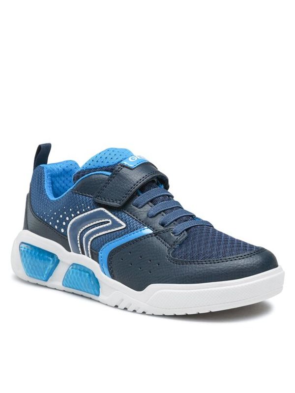 Geox Geox Сникърси J Illuminus Boy J35GVA011FEC0693 DD Цветен