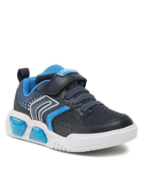 Geox Geox Сникърси J Illuminus Boy J35GVA011FEC0693 S Цветен