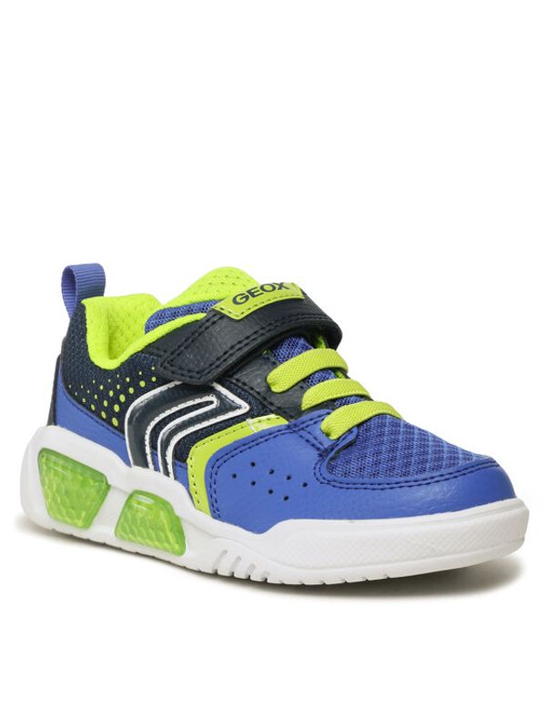 Geox Geox Сникърси J Illuminus Boy J35GVA011FEC4344 S Син