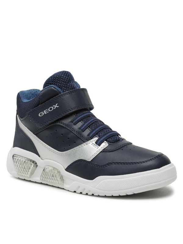 Geox Geox Сникърси J Illuminus Boy J36GVB 05411 C0673 DD Тъмносин