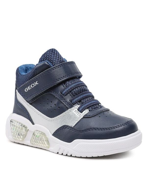 Geox Geox Сникърси J Illuminus Boy J36GVB 05411 C0673 S Тъмносин