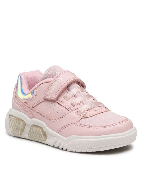 Geox Geox Сникърси J Illuminus Girl J35HPA0BUASC8W1Z S Бежов