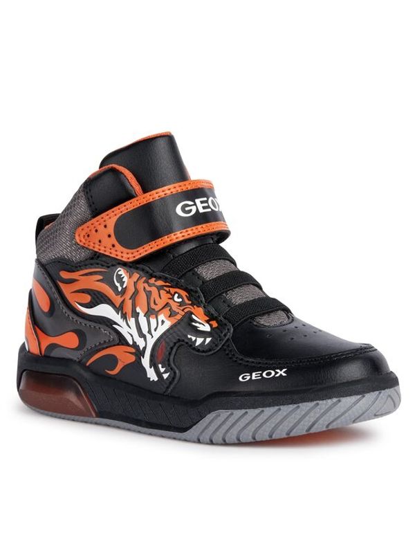 Geox Geox Сникърси J Inek Boy J369CC 0BUCE C0038 DD Черен