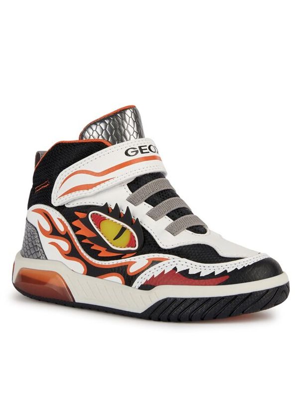 Geox Geox Сникърси J Inek Boy J369CD 0FEFU C0422 D Бял