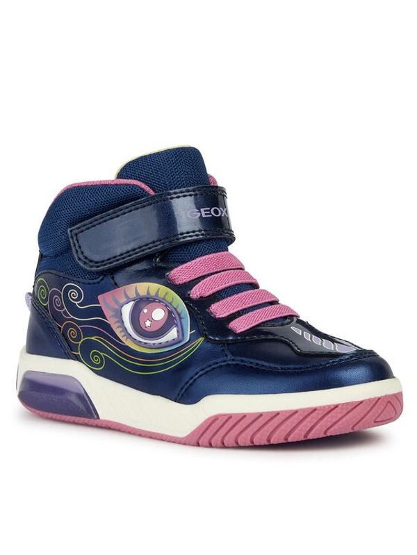 Geox Geox Сникърси J Inek Girl J36ASB 0NFEW C4243 M Тъмносин