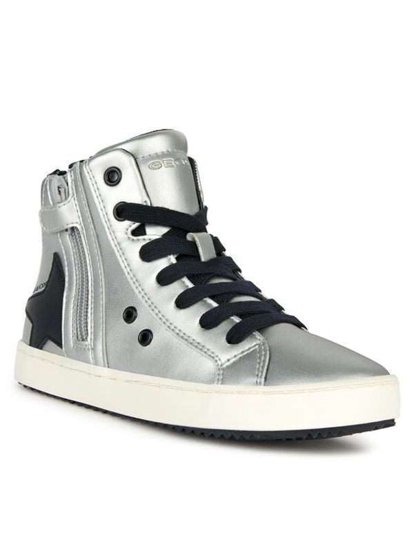 Geox Geox Сникърси J Kalispera Girl J044GA 000NF C1363 D Сребрист