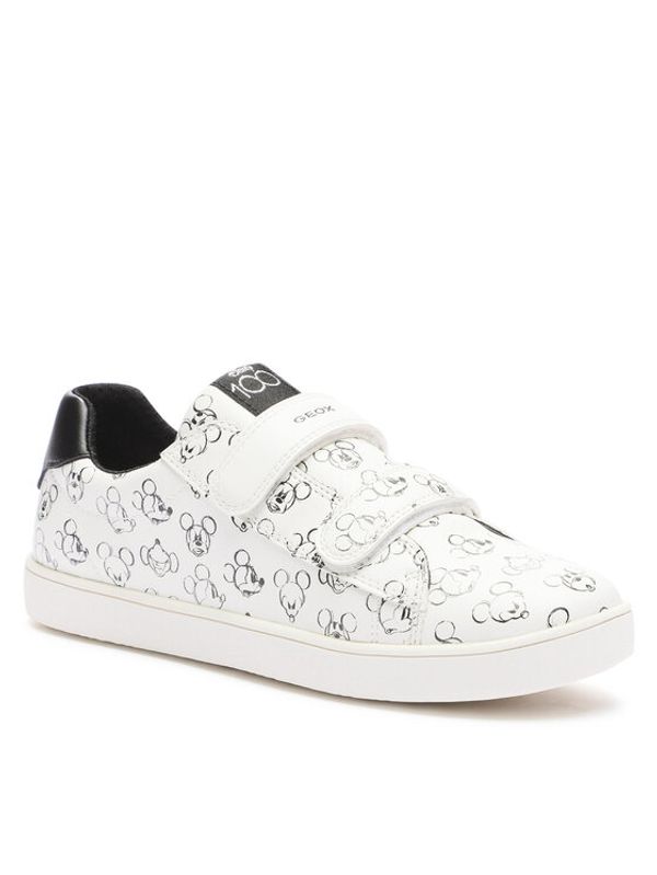 Geox Geox Сникърси J Kathe Girl J36EUG 00004 C0404 D Бял