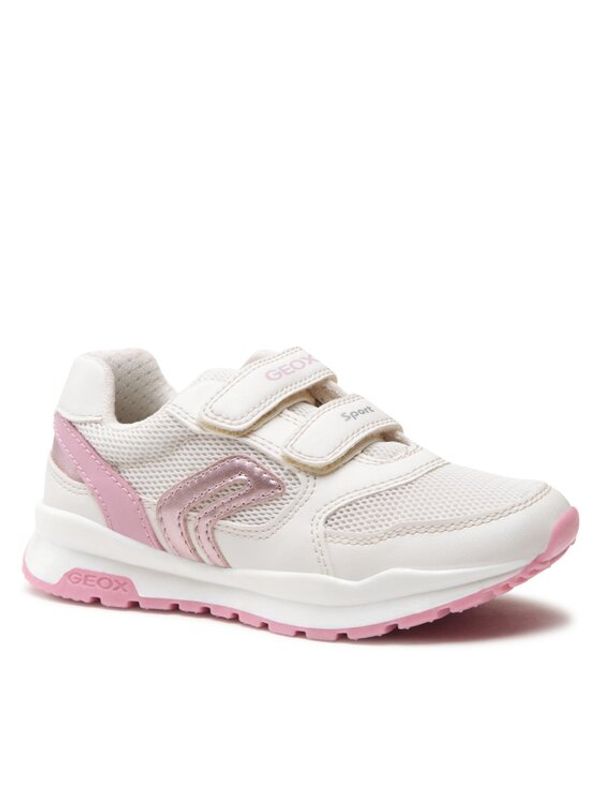 Geox Geox Сникърси J Pavel Girl J048CA01454C1058 S Бял