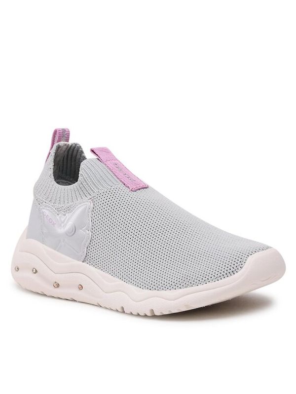 Geox Geox Сникърси J Phyper Girl J35GUB06KBCC1296 S Сив