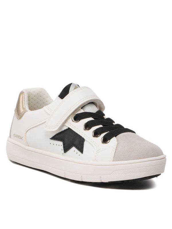 Geox Geox Сникърси J Silenex G. A J35DWA 08554 C0588 S Бял