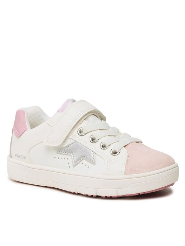 Geox Geox Сникърси J Silenex G. A J35DWA 08554 C0674 S Бял