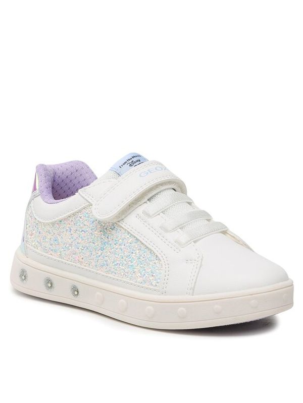 Geox Geox Сникърси J Skylin G. D J358WD 0EWBC C0776 S Бял