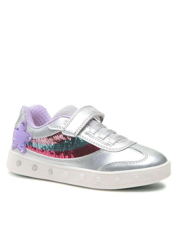 Geox Geox Сникърси J Skylin Girl J358WB0AJAYC1239 S Бял