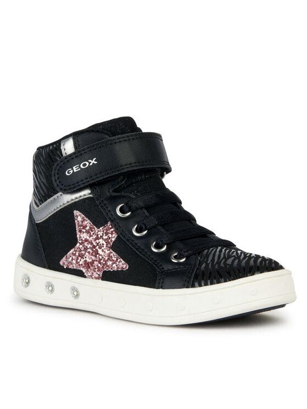 Geox Geox Сникърси J Skylin Girl J368WG 0BJDH C9231 D Черен