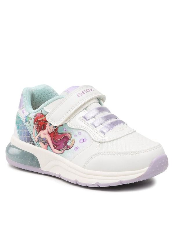 Geox Geox Сникърси J Spaceclub G. A J358VA 011BC C0817 S Бял