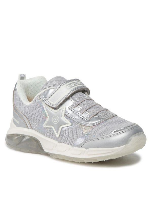 Geox Geox Сникърси J Spaziale G. A J25DAA 014AJ C1007 S Сребрист