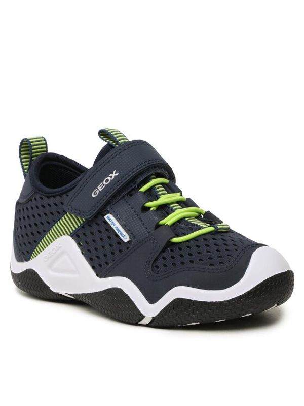 Geox Geox Сникърси J Wader B. A J3530A 01450 C0749 S Тъмносин