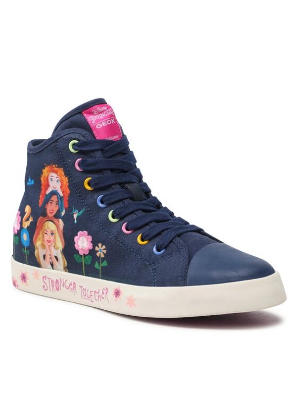 Geox Geox Сникърси Jr Ciak Girl J1504C00010C4002 D Син