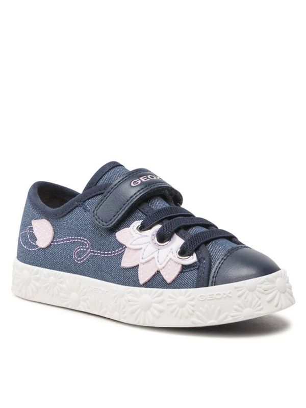 Geox Geox Сникърси Jr Ciak Girl J3504A00954C4002 S Син