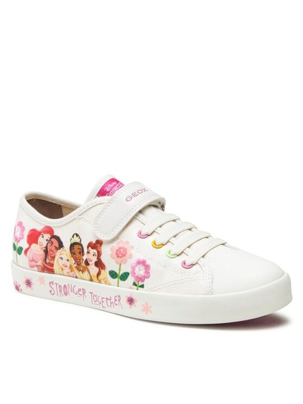 Geox Geox Сникърси Jr Ciak Girl J3504D00010C1058 D Бежов