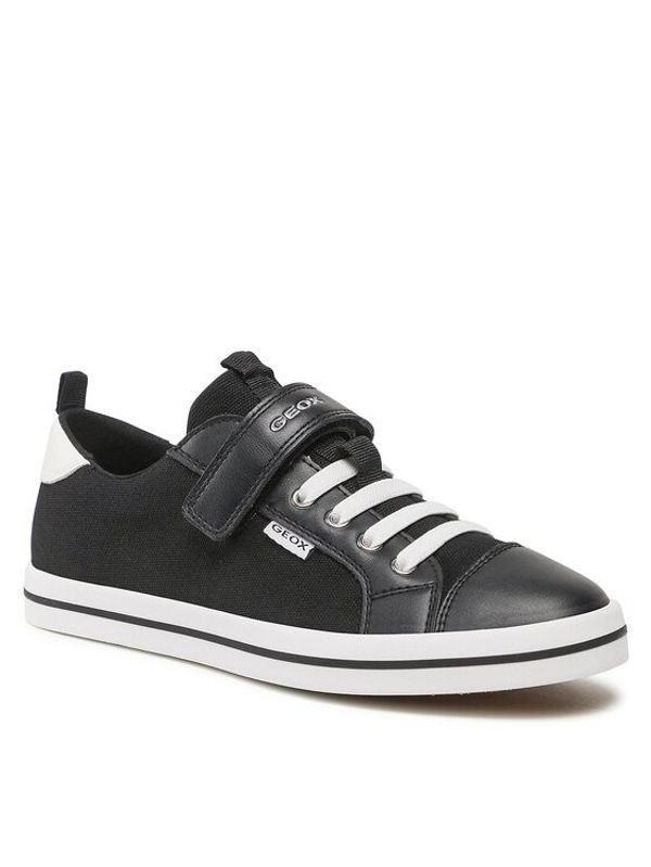 Geox Geox Сникърси Jr Ciak Girl J3504I01054C9999 D Черен