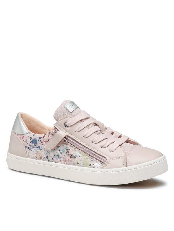 Geox Geox Сникърси Jr Kilwi Girl J02D5B007BCC8172 D Бежов