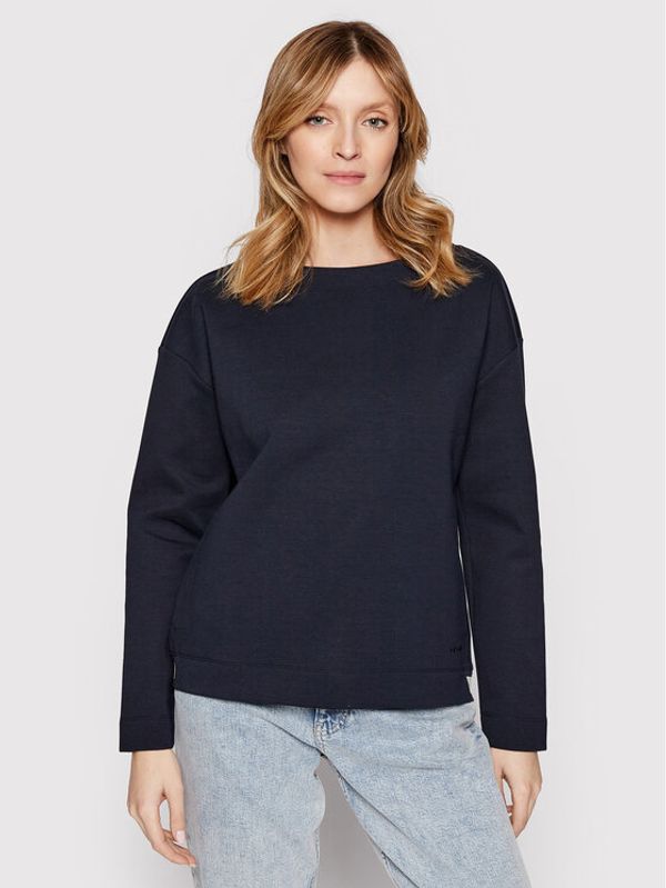 Geox Geox Суитшърт Solid C W2510K T2928 F4386 Тъмносин Relaxed Fit