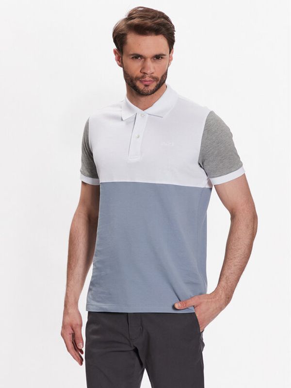 Geox Geox Тениска с яка и копчета Piquet M3510C-T2649 F1700 Син Regular Fit