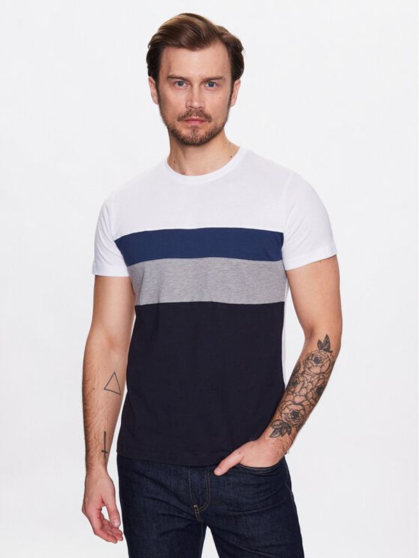 Geox Geox Тишърт M3510F-T2870 F1613 Бял Regular Fit