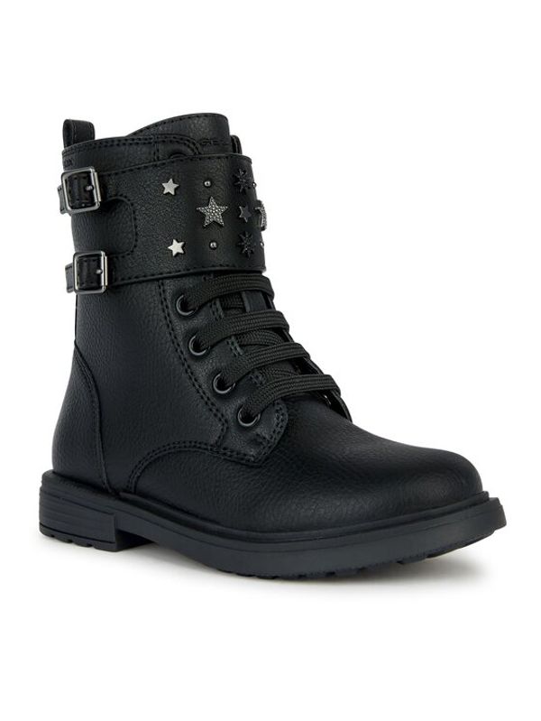 Geox Geox Зимни обувки Jr Eclair J169QD 000BU C9B1G D Черен