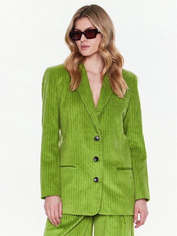 Gestuz Gestuz Блейзър Megan 10906750 Зелен Relaxed Fit