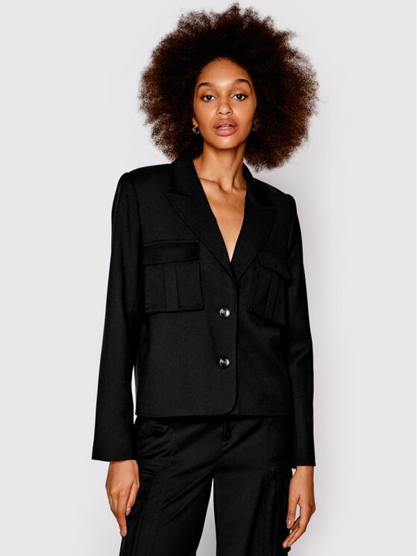 Gestuz Gestuz Блейзър Nora 10906148 Черен Loose Fit