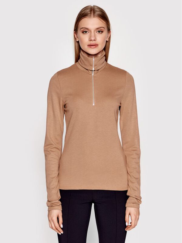 Gestuz Gestuz Блуза Malbagz 10905890 Бежов Slim Fit