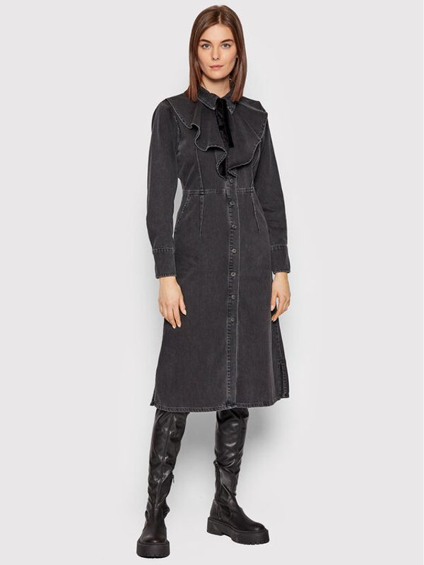 Gestuz Gestuz Дънкова рокля Ardenegz 10905712 Сив Regular Fit