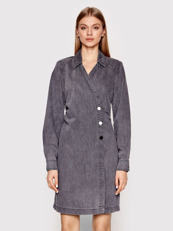 Gestuz Gestuz Дънкова рокля Glendagz 10905848 Сив Regular Fit