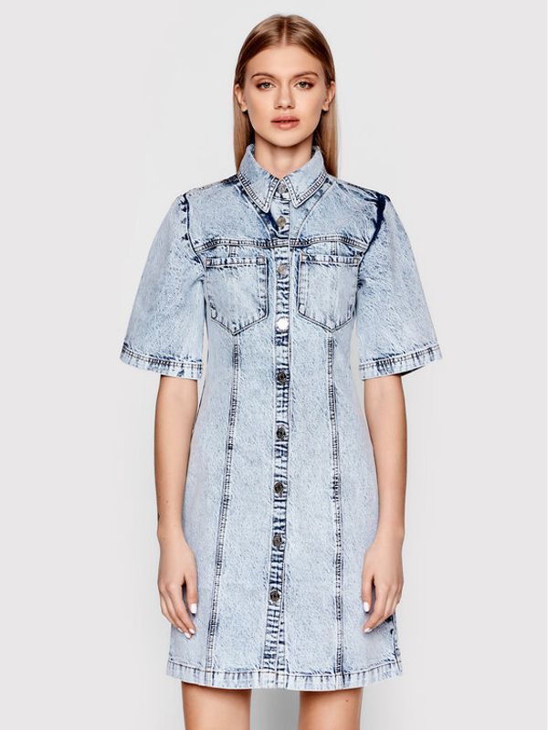 Gestuz Gestuz Дънкова рокля Tanergz 10905899 Син Regular Fit