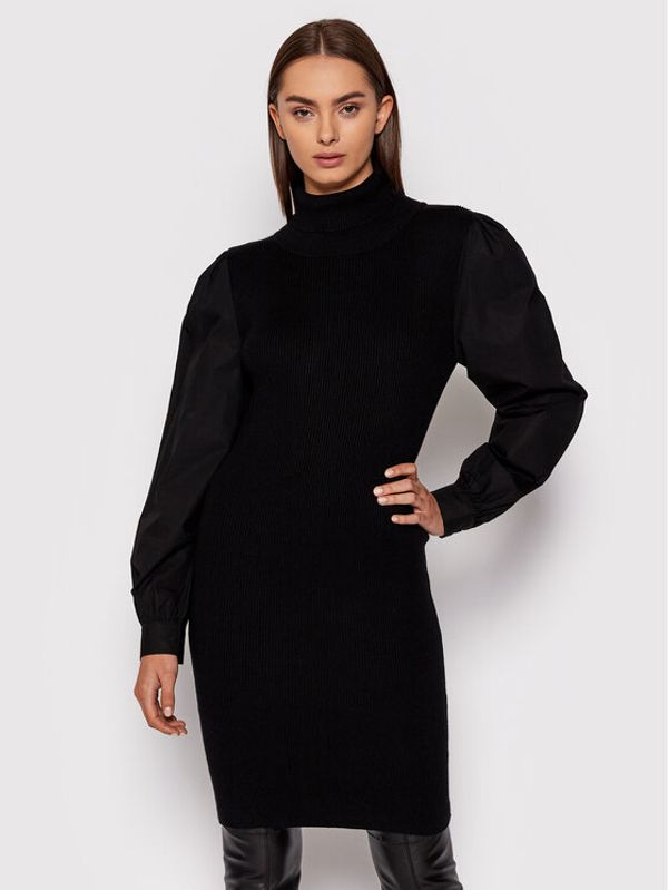 Gestuz Gestuz Плетена рокля Sisigz 10905579 Черен Slim Fit