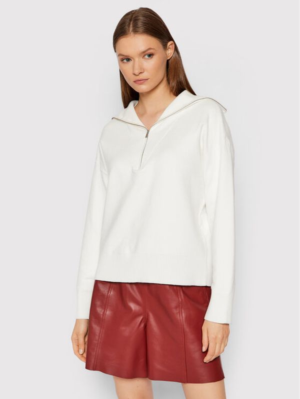 Gestuz Gestuz Пуловер Talligz 10905453 Бял Regular Fit