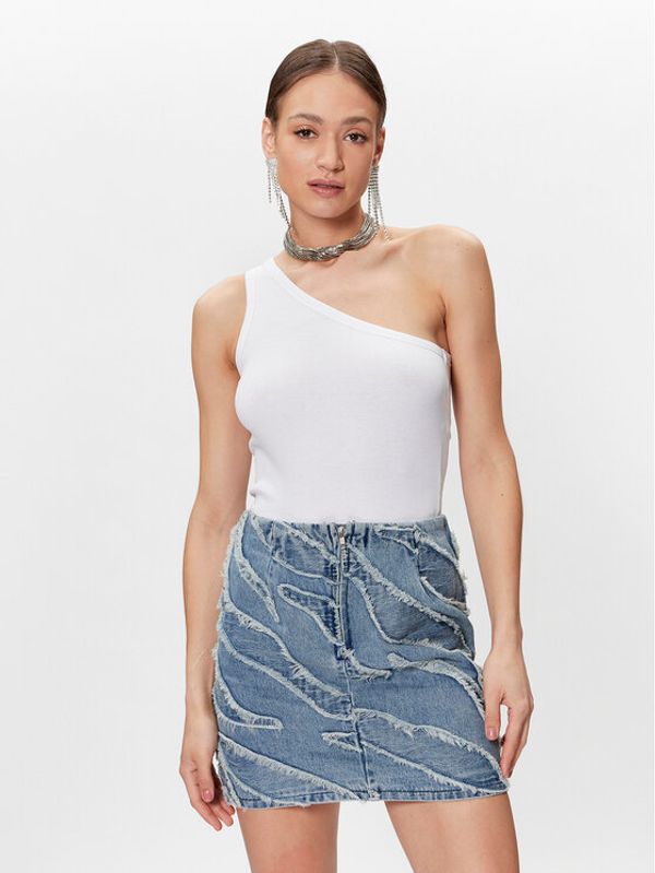 Gestuz Gestuz топ Drew 10906258 Бял Slim Fit